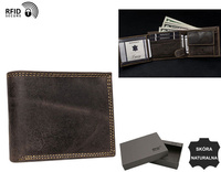 Leather wallet NO LOGO N0035-CHM-NL