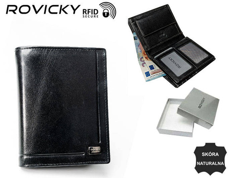 ROVICKY PC-106-BAR RFID leather wallet