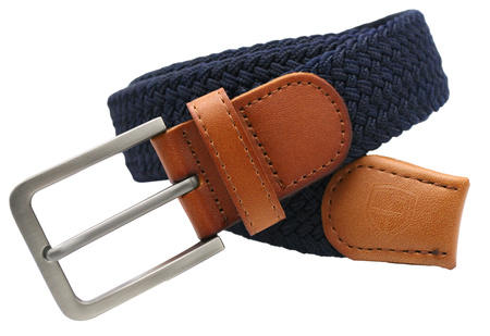 Pasek parciany z elementami skórzanymi PTN PAR-S-115 NA-CA