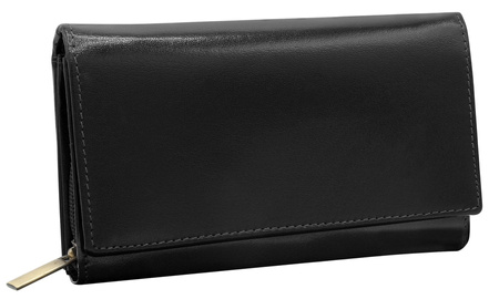 Leather long wallet D379-BFA-NL