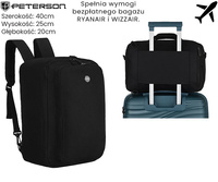 Plecak podróżny PTN WRONA Black