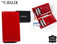 Women's leather wallet 249-GCL RED