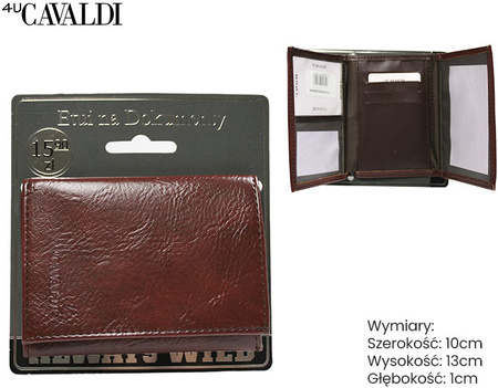 Etui na dokumenty na blistrze F18-PAL50 Brown