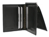 A compact men's money clip made of genuine leather CPR-12-NBAR Black