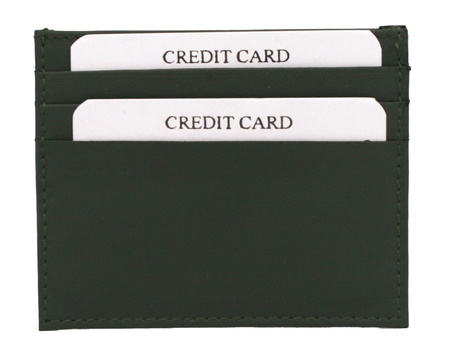 Skórzane etui na karty CC323-ACL Green