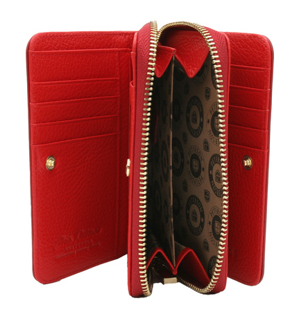 Portfel damski skórzany PTN PL-418 Red