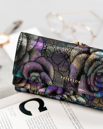 Portfel skórzany RFID PETERSON PTN 421028-MD