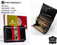 PETERSON PTN ST-445 RFID leather wallet