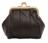 Leather coin purse 662 D.Brown
