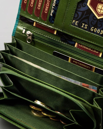 PETERSON PTN RD-07-GCL-S RFID leather wallet