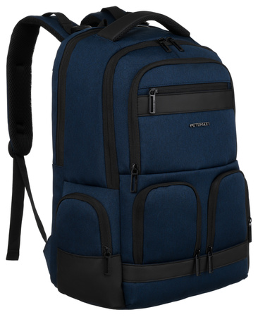 Laptop Backpack with Suitcase Strap Peterson PTN PTY-03 Blue