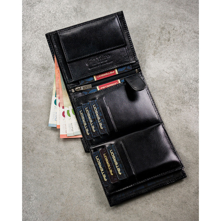 Portfel męski skórzany PTN N4-NGV Black