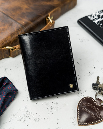 Portfel męski skórzany N575-RVT Black