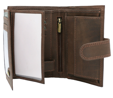 Portfel meski skórzany N310L-MWH Brown