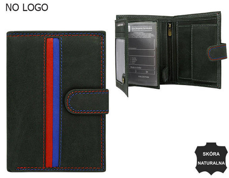 Leather men wallet N4L-MHD-H BLR-RED-BLUE