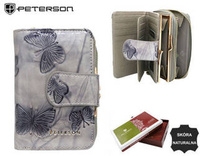 Leather wallet RFID PETERSON PTN 425214-BF