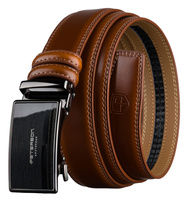 Pasek męski skórzany PTN A021-AS Brown