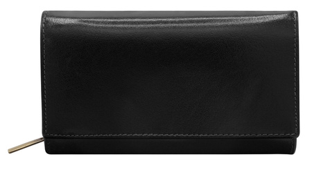 Portfel damski skórzany D379-BFA-NL BLACK