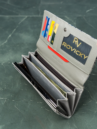 Portfel damski skórzany+ PU PN24-FL MULTI