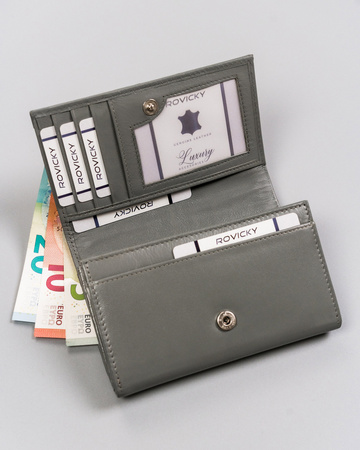 Portfel skórzany RFID CAVALDI RD-22-GCL-0887 GRAY