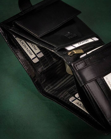 ROVICKY 22316L-VT-RVT Black RFID leather wallet