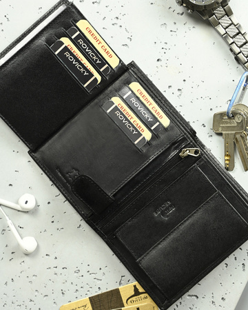 RFID leather wallet Always Wild N4-BMN-R