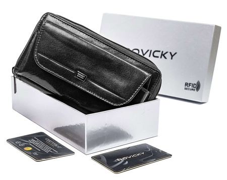 Rovicky RFID leather pouch CPR-043-BAR