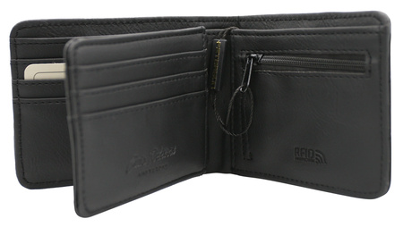 Portfel męski ze skóry PU PTN EH-05Z Gray-Black