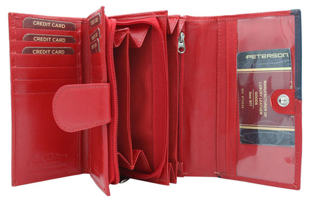 PETERSON PTN RD-21-GCL-Y RFID leather wallet