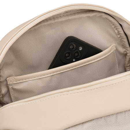 Plecak damki PU R-6739 D.Beige