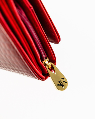 Portfel damski skórzany RH-20A-1-RS Red