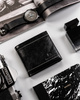 Men's gift set: leather wallet, cardholder and keychain Peterson PTN ZM59