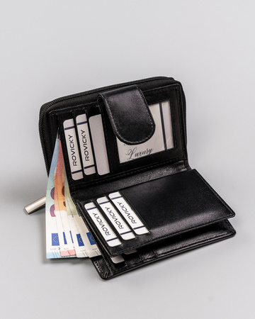 Portfel damski skórzany R-RD-41-GCL Black