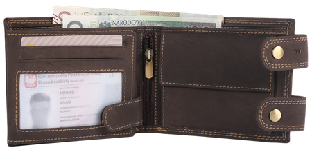 Portfel skórzany RFID ALWAYS WILD 2900-BIC Brown