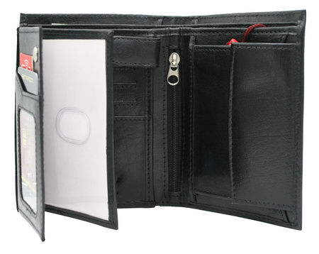 Portfel męski skórzany PTN 317-PR 2-1-1 Black