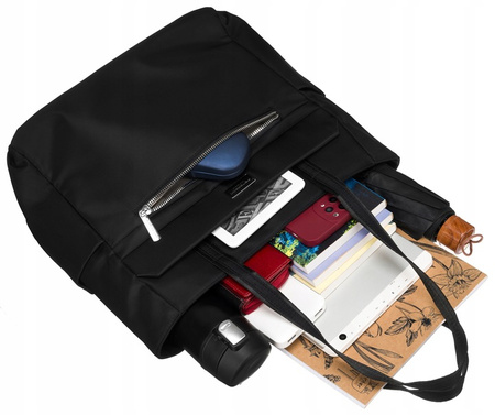 A modern women's handbag PTN CTY-13 Black