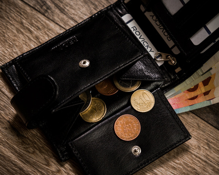 ROVICKY R-RM-11L-GCL men's RFID leather wallet