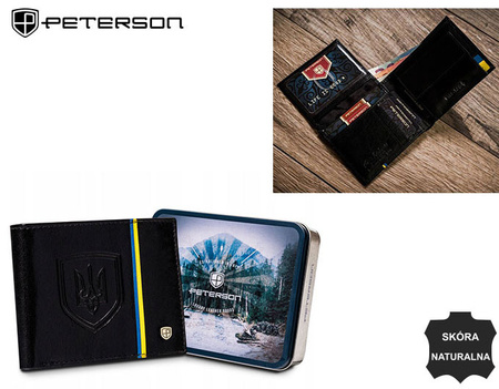 PETERSON PTN 1517-P-UP UA RFID leather wallet