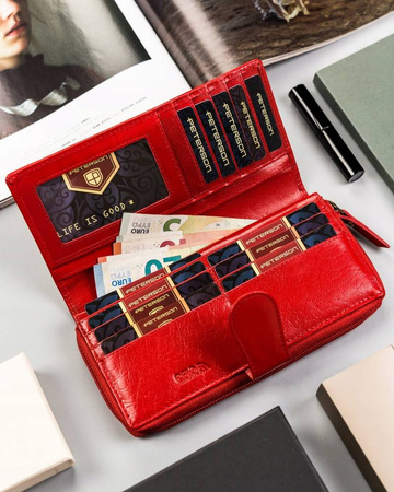 PETERSON PTN 2519-BO RFID leather wallet