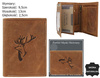 Portfel męski skórzany Blister N4-CHM-DEER-BL Cognac