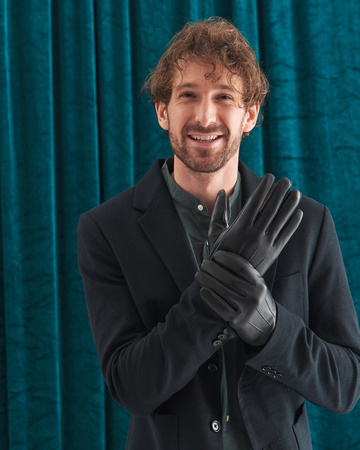 Rękawiczki skórzane ROVICKY R-RMS-04-O