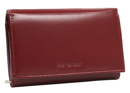 Portfel damski skórzany PTN RD-22-NGV Burgundy