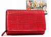 Portfel skórzany R-615-DDW Red