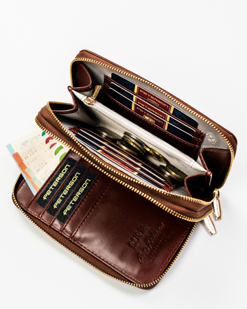 Portfel damski PU PTN 007-HF Brown