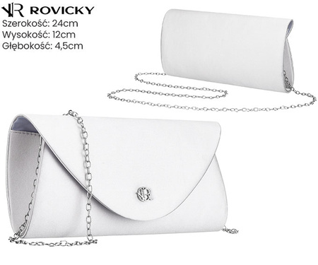 Torebka kopertówka R-XS029-3 Silver