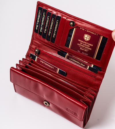 Peterson women's leather wallet PTN 438 2-3-1-5989 R