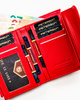 Portfel damski skórzany PTN 76112-BFBC Red