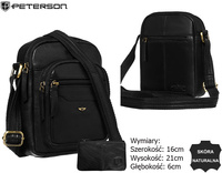 Torba skórzana + Etui PTN M23-TUM Black