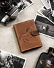 Leather wallet with an embossed image of a horse RFID ALWAYS WILD N4L-CHM