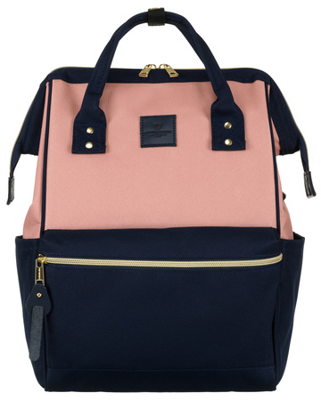Plecak PTN ALFA Navy+Pink